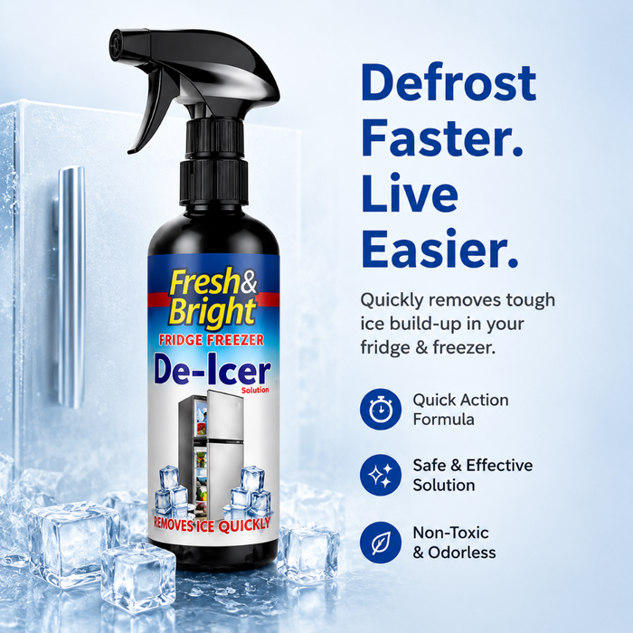 Refrigerator Defrosting Agent defrost faster live easier quick action safe non toxic odorless