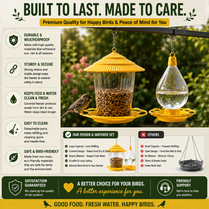 Bird Feeder built to last made to care durability weatherproof comparison