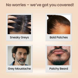 Swiss Beauty Quick Cover no worries covered — sneaky greys bald patches grey moustache patchy beard