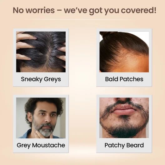 Swiss Beauty Quick Cover no worries covered — sneaky greys bald patches grey moustache patchy beard